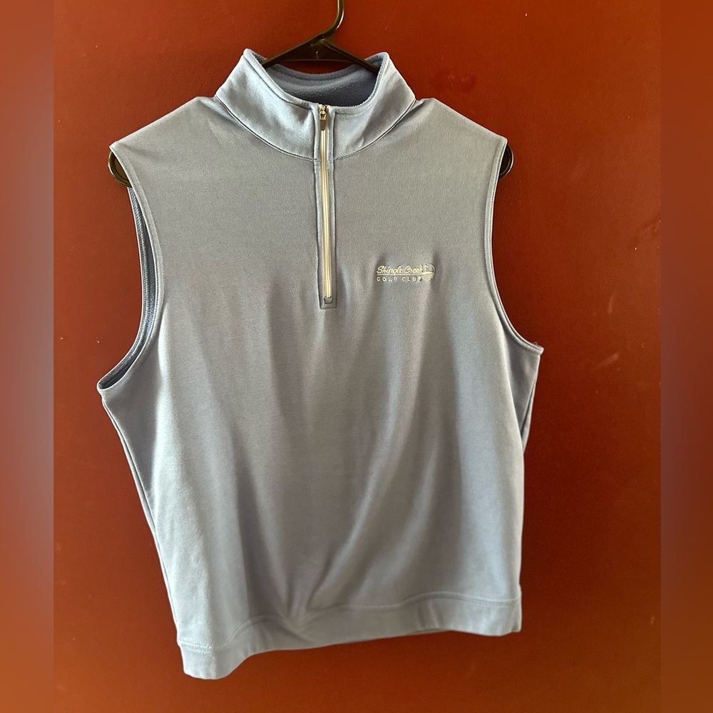 Men’s sleeveless quarter zip golf vest